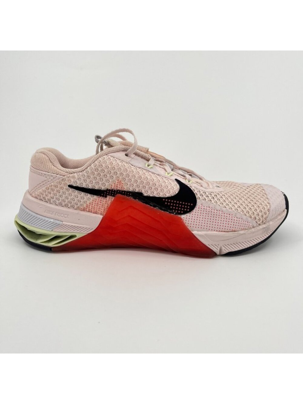 Nike Metcon 7 Womens Size 5.5 Light Pink Black Athletic Training Shoes Sneakers